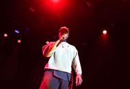 Kanye West onstage on February 17, 2018. (Image via Getty)
